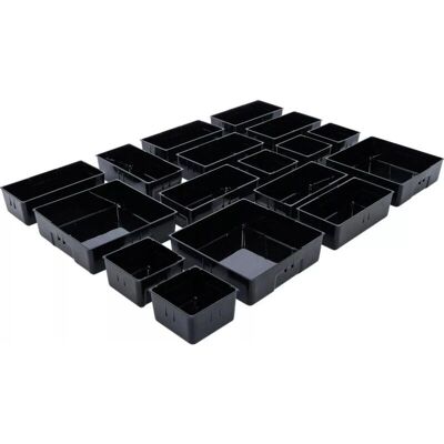 BGS TECHNIC Boîte de rangement - Compartiments pour chariots d'atelier - 17 pièces - Publicité BGS TECHNIC Boîte de rangement - Compartiments pour chariots d'atelier - 17 pièces - Publicité