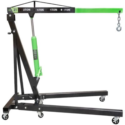 Jbm Grue d'Atelier Portable - 2T - Hydraulique, Pliable - Publicité Jbm Grue d'Atelier Portable - 2T - Hydraulique, Pliable - Publicité