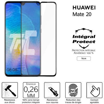 Tm Concept Huawei Mate 20 - Protecteur d'écran Noir 100% Nano-Silicone - Publicité Tm Concept Huawei Mate 20 - Protecteur d'écran Noir 100% Nano-Silicone - Publicité
