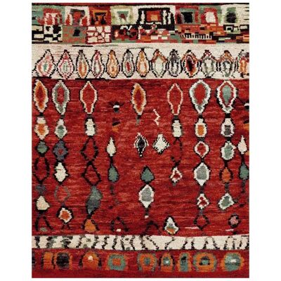 Tapis style berbère Unamourdetapis - 200x290 cm, Polypropylène, Rouge - Publicité Tapis style berbère Unamourdetapis - 200x290 cm, Polypropylène, Rouge - Publicité