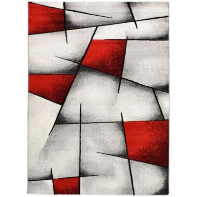 Tapis Dezenco Polypropylène Jute - 80x150cm - Rouge - Type de tapis - Publicité Tapis Dezenco Polypropylène Jute - 80x150cm - Rouge - Type de tapis - Publicité