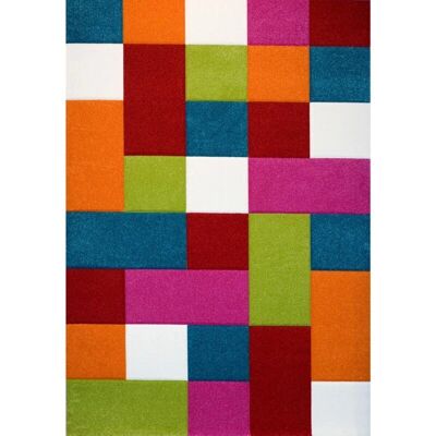Dezenco Modèle 120x170 Tapis Multicolore - Carreaux - Publicité Dezenco Modèle 120x170 Tapis Multicolore - Carreaux - Publicité