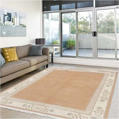 Tapis en Laine Luxor - Fait Main 90x160cm - Certifié OEKO-TEX - Publicité Tapis en Laine Luxor - Fait Main 90x160cm - Certifié OEKO-TEX - Publicité