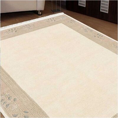 Tapis en laine fait main Luxor 70x140cm - Décoration intérieure - Publicité Tapis en laine fait main Luxor 70x140cm - Décoration intérieure - Publicité