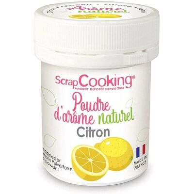 Scrapcooking Natuurlijk Citroenaroma Poeder - Voedseltype Scrapcooking Natuurlijk Citroenaroma Poeder - Voedseltype