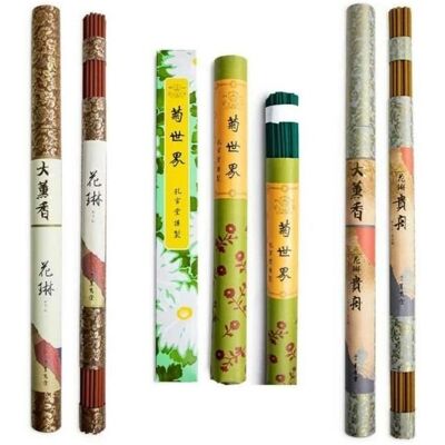 Les Encens Du Monde Ensemble d'Encens Japonais - Parfum Boisé - 105 Bâtons - 37x3x3 cm - Publicité Les Encens Du Monde Ensemble d'Encens Japonais - Parfum Boisé - 105 Bâtons - 37x3x3 cm - Publicité