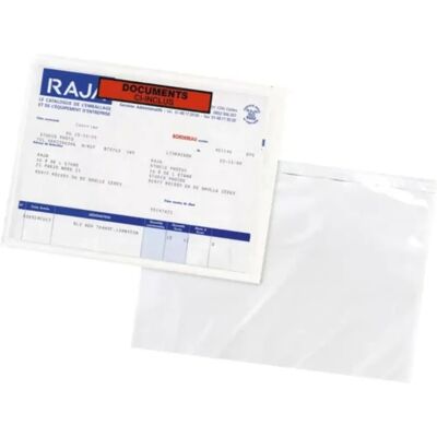 Raja Sac pour documents - 22,5x16,5cm Transparent - Publicité Raja Sac pour documents - 22,5x16,5cm Transparent - Publicité