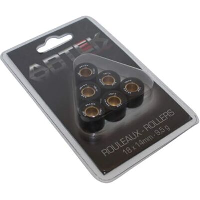 Kit de rouleaux de variateur Artek - 18x14 9,5 g pour scooters Kit de rouleaux de variateur Artek - 18x14 9,5 g pour scooters