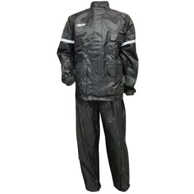 ADX Eco Schwarze Regenkleidung - Motorrad wasserdichtes Anzug ADX Eco Schwarze Regenkleidung - Motorrad wasserdichtes Anzug
