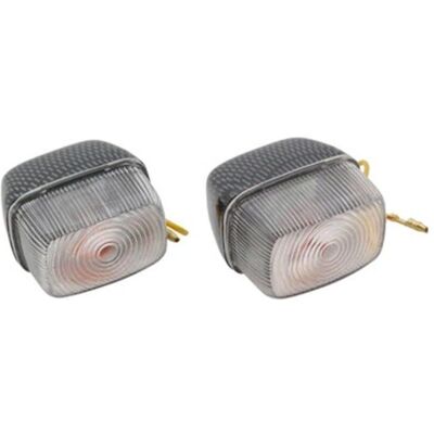 Clignotant Avant Transparent et Carbone MBK Yamaha 50 Booster BW's - Publicité Clignotant Avant Transparent et Carbone MBK Yamaha 50 Booster BW's - Publicité