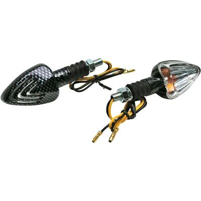 Clignotants Replay Triangle Mini Transparent/Carbone - Accessoires auto - Publicité Clignotants Replay Triangle Mini Transparent/Carbone - Accessoires auto - Publicité
