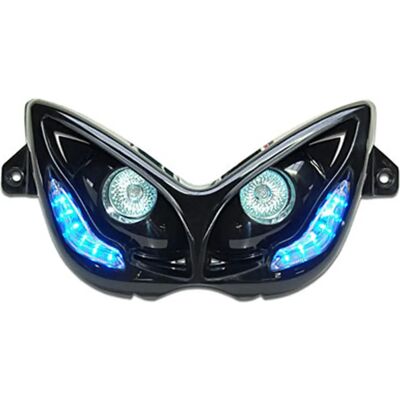 Replay Optique Double pour MBK Nitro/Yamaha Aerox 1997-2012 - Phare scooter Replay Optique Double pour MBK Nitro/Yamaha Aerox 1997-2012 - Phare scooter
