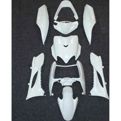 Kit carrosserie blanc brillant 9 pièces - 3AS Racing Scooter Kit - Publicité Kit carrosserie blanc brillant 9 pièces - 3AS Racing Scooter Kit - Publicité