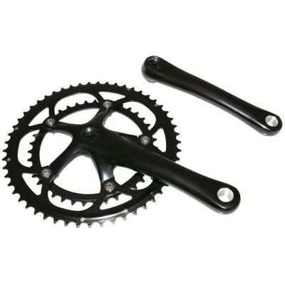 P2R Fahrrad Kurbelgarnitur 172,5mm 53-39 - Fahrradpedale und Kurbel P2R Fahrrad Kurbelgarnitur 172,5mm 53-39 - Fahrradpedale und Kurbel