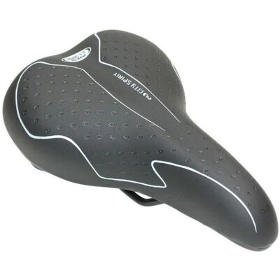 Selle Newton Spirit en gel élastomère - Selle de vélo - Publicité Selle Newton Spirit en gel élastomère - Selle de vélo - Publicité