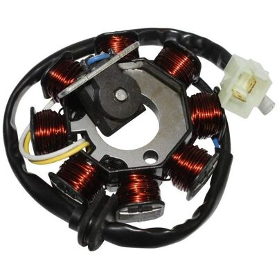 3AS-Racing - Stator - Peugeot 50 4T Vivacity/Kisbee/Sym Orbit 8P3W - 8 pôles - Publicité 3AS-Racing - Stator - Peugeot 50 4T Vivacity/Kisbee/Sym Orbit 8P3W - 8 pôles - Publicité