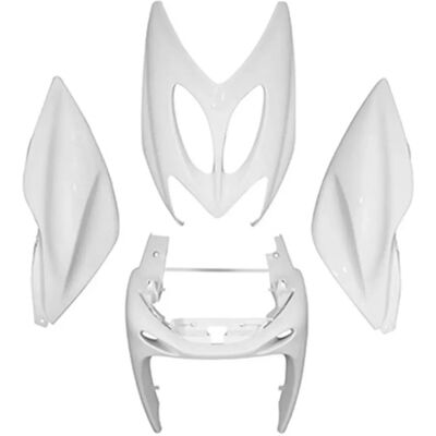 Kit de Carénages Scooter MBK Yamaha - 50 Nitro / Aerox 1997-2012 Blanc - Publicité Kit de Carénages Scooter MBK Yamaha - 50 Nitro / Aerox 1997-2012 Blanc - Publicité