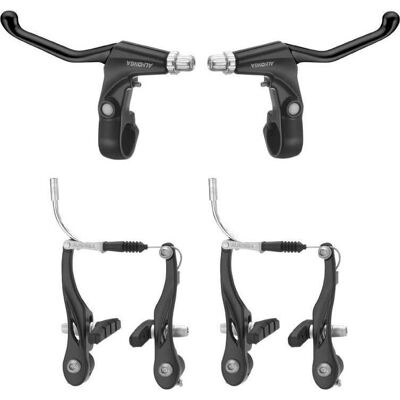 Kit de freins V-brake P2R - VTT - Publicité Kit de freins V-brake P2R - VTT - Publicité