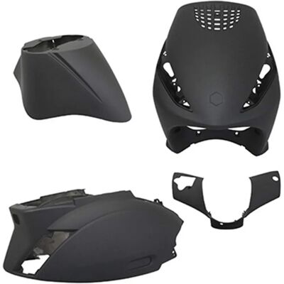 Kit Plastique Noir Mat Piaggio Zip 50 2000+ - Pièces de Scooter - Publicité Kit Plastique Noir Mat Piaggio Zip 50 2000+ - Pièces de Scooter - Publicité