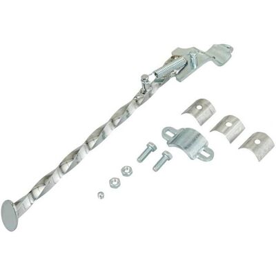 Tek Origine - 103 SP - Chrome torsadé - 340 mm - Béquille latérale - Publicité Tek Origine - 103 SP - Chrome torsadé - 340 mm - Béquille latérale - Publicité