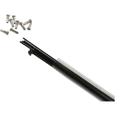 Marke Unbekannt P2R Fahrradnaben - 10 Edelstahl Speichen 270mm - Fahrrad Speichen Marke Unbekannt P2R Fahrradnaben - 10 Edelstahl Speichen 270mm - Fahrrad Speichen