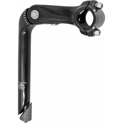 Potence de ville ajustable - 110mm - 22,2mm fourche et 25,4mm guidon - Publicité Potence de ville ajustable - 110mm - 22,2mm fourche et 25,4mm guidon - Publicité