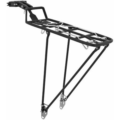 Pletscher Orion Hinterradgepäckträger - Quick Fix Aluminium Schwarz für Sattelstütze 24-35mm Pletscher Orion Hinterradgepäckträger - Quick Fix Aluminium Schwarz für Sattelstütze 24-35mm