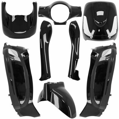 Kit Carrosserie Noir Brillant SYM Fiddle 2 - Pièces de Scooter - Publicité Kit Carrosserie Noir Brillant SYM Fiddle 2 - Pièces de Scooter - Publicité
