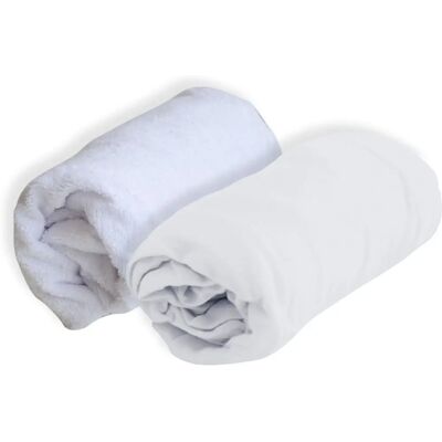 Federa per Materasso Domiva 60x120cm Bianco - Lenzuolo Federa per Materasso Domiva 60x120cm Bianco - Lenzuolo