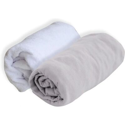 Domiva 60 x 120 cm Cot Mattress Cover - Fitted Sheet Domiva 60 x 120 cm Cot Mattress Cover - Fitted Sheet