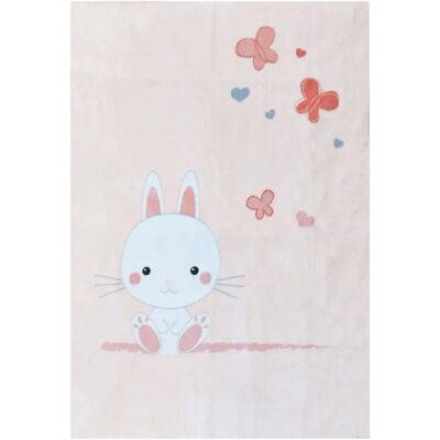 Plaid Lapinou Domiva Microfibre - 100x140 Cm - Couverture Douce - Publicité Plaid Lapinou Domiva Microfibre - 100x140 Cm - Couverture Douce - Publicité