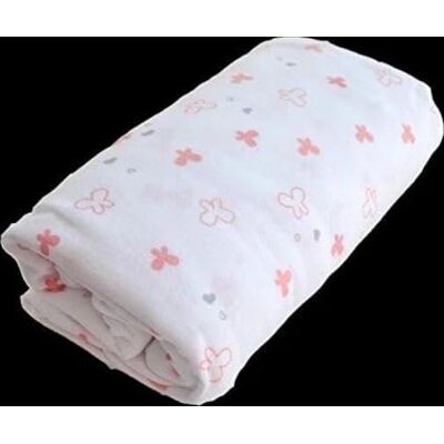 Lenzuolo per neonato Domiva - 60x120 cm - Cotone, Rosa Lenzuolo per neonato Domiva - 60x120 cm - Cotone, Rosa