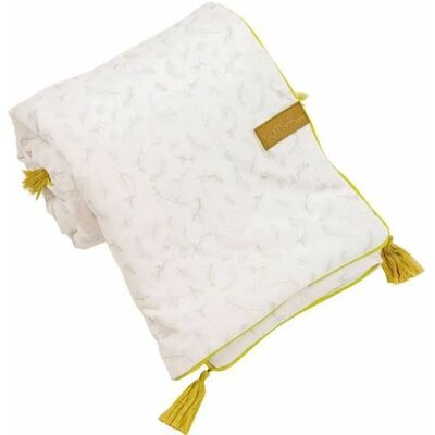 Couverture bébé Leafy Bunny en coton biologique - 75x100cm Couverture bébé Leafy Bunny en coton biologique - 75x100cm