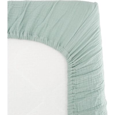 Domiva Blue Fitted Sheet - 70x140cm Domiva Blue Fitted Sheet - 70x140cm