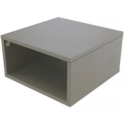ABC MEUBLES Cube de rangement en bois 50x50cm - Gris - Cube de rangement - Publicité ABC MEUBLES Cube de rangement en bois 50x50cm - Gris - Cube de rangement - Publicité