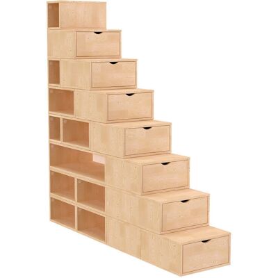 ABC MEUBLES Scala a Cubo - Spazio Versatile - 200cm ABC MEUBLES Scala a Cubo - Spazio Versatile - 200cm