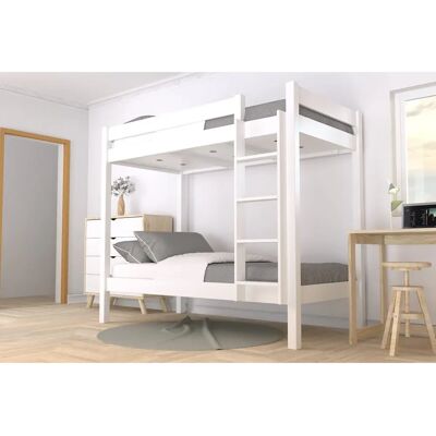 Letto a castello ABC Meubles 90x190 con scala - Mobili Letto a castello ABC Meubles 90x190 con scala - Mobili