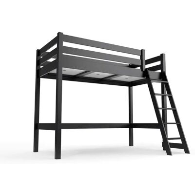 ABC Meubles Etagenbett 90x200 - Schiefe Leiter - Kiefernholz ABC Meubles Etagenbett 90x200 - Schiefe Leiter - Kiefernholz