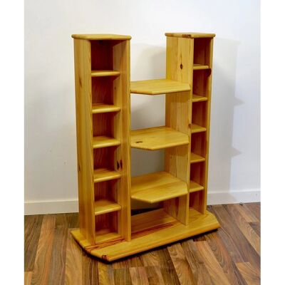 ABC MEUBLES Meuble TV en bois miel - Rangement CD/DVD - Mobilier TV - Publicité ABC MEUBLES Meuble TV en bois miel - Rangement CD/DVD - Mobilier TV - Publicité