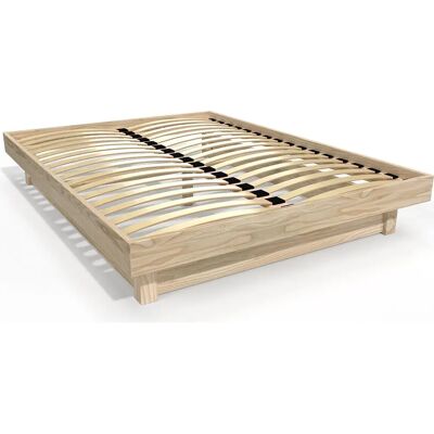 ABC MEUBLES Holzplattformbett 160x200 - Massivholz - Umweltfreundliche Oberfläche ABC MEUBLES Holzplattformbett 160x200 - Massivholz - Umweltfreundliche Oberfläche