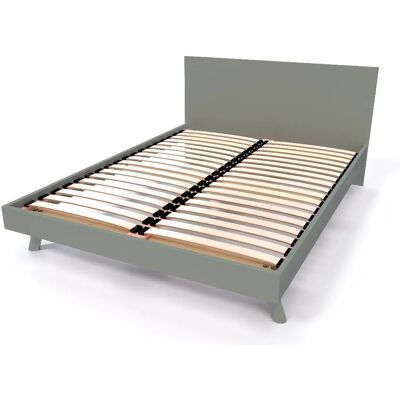 Lit Scandinave Viking ABC MEUBLES - Tailles Multiples - Gris - Publicité Lit Scandinave Viking ABC MEUBLES - Tailles Multiples - Gris - Publicité