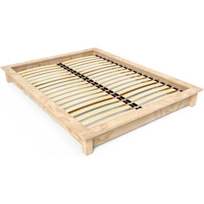 Letto Futon in Legno ABC MEUBLES - Legno Massiccio, Design Moderno, 3 Misure Letto Futon in Legno ABC MEUBLES - Legno Massiccio, Design Moderno, 3 Misure