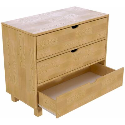 Miele Miel Commode en Bois - 3 Tiroirs - Publicité Miele Miel Commode en Bois - 3 Tiroirs - Publicité
