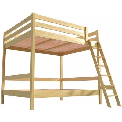 ABC MEUBLES Lit superposé en bois - Sylvia 2x2 Adultes - Miel - Publicité ABC MEUBLES Lit superposé en bois - Sylvia 2x2 Adultes - Miel - Publicité