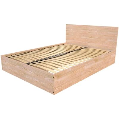 ABC MEUBLES Letto di stoccaggio in pino - 160x200 - Robusto ed Elegante ABC MEUBLES Letto di stoccaggio in pino - 160x200 - Robusto ed Elegante