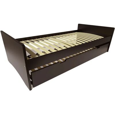 ABC MEUBLES 90x200 Massivholzbett - Bett ABC MEUBLES 90x200 Massivholzbett - Bett