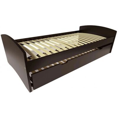 ABC MEUBLES Massiv Kiefer Ausziehbett 80x200 - Platzsparend, Umweltfreundlich, Einfach zu Montieren - Futonbett ABC MEUBLES Massiv Kiefer Ausziehbett 80x200 - Platzsparend, Umweltfreundlich, Einfach zu Montieren - Futonbett