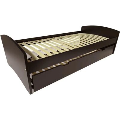 ABC MEUBLES Kompaktes Kieferntisch mit Ausziehbett - Platzsparende Schlafzimmermöbel ABC MEUBLES Kompaktes Kieferntisch mit Ausziehbett - Platzsparende Schlafzimmermöbel