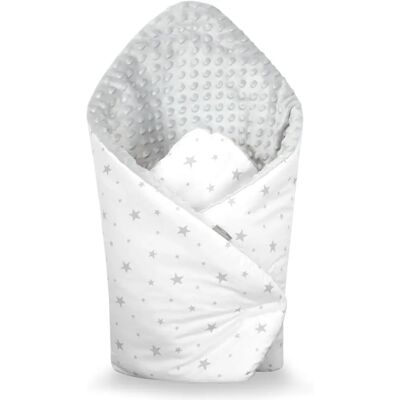 Manta de arrullo reversible para bebés Sevira Kids - Gris - Saco de dormir para bebé Manta de arrullo reversible para bebés Sevira Kids - Gris - Saco de dormir para bebé
