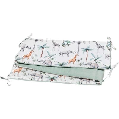 Sevira Kids Cama de protección reversible de jungla - Tipo de cama Sevira Kids Cama de protección reversible de jungla - Tipo de cama